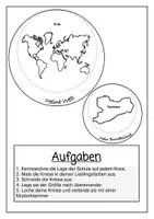 Vorschau - Arbeitsblätter - Ich auf der Karte - Seite 2