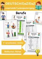 Vorschau - Arbeitsblätter - Lesespaziergang Berufe - Leserunde Klasse 1 und 2 - Deckblatt