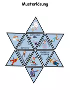 Vorschau - Arbeitsblätter - GRATIS Legestern Berufe Wortschatz - DaZ/DaF, Deutsch (Klassen 1 und 2) - Seite 2