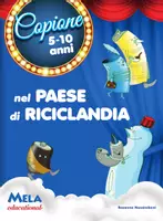 anteprima - Opere didattiche / Libri di testo - NEL PAESE DI RICICLANDIA libro con canzoni - Pagina di copertina