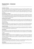 Vorschau - Arbeitsblätter - Theodor Storm - Immensee - Deckblatt