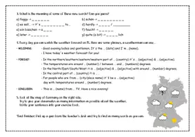Vorschau - Arbeitsblätter - What´s the weather like - task collection - Seite 1