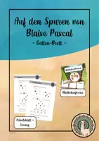 Vorschau - Stundenentwürfe - Auf den Spuren von Blaise Pascal - Galton-Brett (Kl. 3/4) - Deckblatt