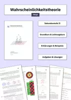 Vorschau - Arbeitsblätter - Skript: Wahrscheinlichkeitstheorie (Stochastik | GK & LK) - Deckblatt