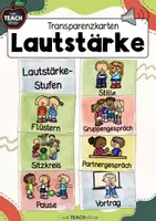 Vorschau - Poster - Lautstärkestufen-Bildkarten Classroom Management - Deckblatt