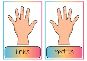 Vorschau - Präsentationen/Tafelbilder - Kärtchen rechte und linke Hand - Seite 2
