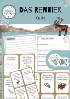 Vorschau - Arbeitsblätter - Das Rentier - Quiz - Deckblatt
