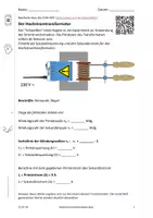 Vorschau - Arbeitsblätter - Hochstromtransformator - Deckblatt