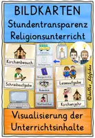 Vorschau - Fördermaterial/Inklusion - Religion Grundschule - Stundentransparenz & Methodenschilder - Deckblatt