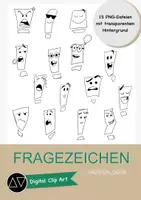 Vorschau - selbst erstellte Cliparts/Grafiken - Digital Clip Art - 15 Ausrufezeichen mit Emotionen - Deckblatt