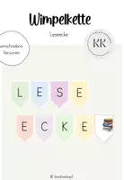Vorschau - Anderer Materialtyp - Wimpelkette - Leseecke - Deckblatt