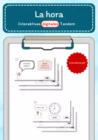 Vorschau - Spiele - Interaktives Material - Tandem la hora - Deckblatt