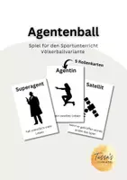 Vorschau - Spiele - Agentenball (Völkerball mit Rollen) - Deckblatt