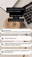 Vorschau - Stundenentwürfe - Gestaltung von Elternabenden - Deckblatt