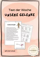 Vorschau - Arbeitsblätter - Materialpaket: 3 Texte der Woche zum Thema Unser Körper - Seite 1