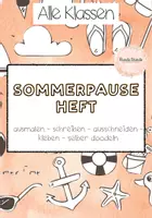 Vorschau - Mal- und Bastelvorlagen - Sommerpause Heft - Doodeln in den Sommerferien - Deckblatt
