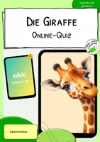Vorschau - Arbeitsblätter - Materialpaket "Giraffe" - Wissenskartei und Arbeitsheft - Freiarbeit - selbstständiges Lernen - Seite 1