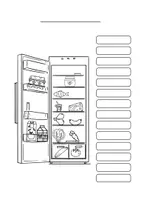 Vorschau - Arbeitsblätter - Bildwörterbuch / Lebensmittel Kühlschrank / alle Sprachen - Seite 1