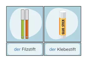Vorschau - Bildkarten - Meine Schulsachen Bildkarten - Seite 3