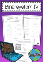 Vorschau - Arbeitsblätter - Binärsystem & Binärzahlen IV (Übungsblätter) - Deckblatt