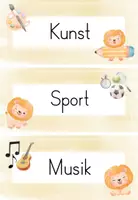Vorschau - Poster - Tagestransparenz Löwenklasse, Klassentier, Stundenplan, Tagesablauf, Löwe - Seite 3