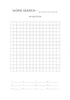 Vorschau - Arbeitsblätter - Suchsel / Word Search selbst gestalten - Vorlage / Game - Seite 2