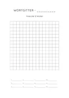 Vorschau - Arbeitsblätter - Suchsel / Word Search selbst gestalten - Vorlage / Game - Seite 3