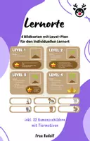 Vorschau - Poster - Lernorte Level Plan (Poster) inkl. Namensschilder - Klassenzimmer - Deckblatt