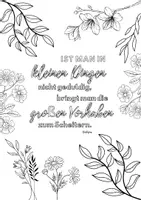 Vorschau - Mal- und Bastelvorlagen - Malbuch Ausmalbilder mit Pflanzen und Schriftarten meditativ - Seite 2