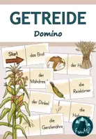 Vorschau - Spiele - 3./4.Klasse: Spiel Domino zum Thema Getreide - Deckblatt