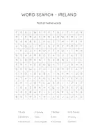 Vorschau - Arbeitsblätter - IRELAND / Word Search / English 7-10 / Suchsel / Wortgitter - Seite 2