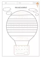 Vorschau - Arbeitsblätter - Kopfrechenblatt: Heißluftballon | Mathe - Seite 1
