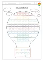 Vorschau - Arbeitsblätter - Kopfrechenblatt: Heißluftballon | Mathe - Seite 3