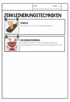 Vorschau - Arbeitsblätter - Die Zerkleinerungstechniken 1 von 2 - Seite 3