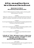 Vorschau - Text - Mini Theater ab 1. Klasse für Weihnachten (28 Rollen) - Seite 1