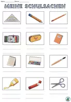 Vorschau - Spiele - Materialpaket Wortschatz "Meine Schulsachen" groß - Seite 3