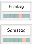 Vorschau - Präsentationen/Tafelbilder - Tafelkalender für jede Klassenstufe in grau-beige - Seite 3
