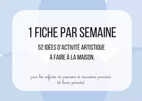Aperçu - Matériel pour travaux manuels / dessin - 52 idées d'activités artistiques - Page 1