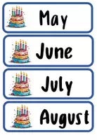 Vorschau - Poster - Birthday Calendar English - Seite 2