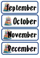 Vorschau - Poster - Birthday Calendar English - Seite 3