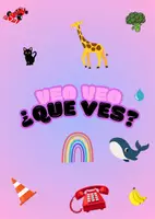 Vista previa - Tarjetas / Manipulativos - Veo veo ¿Que ves? Juego de cartas - Portada