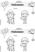 Vorschau - Arbeitsblätter - Halloween - Seite 1