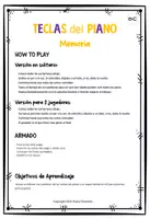 Vista previa - Juegos / Gamificación - Juego de Memoria - Teclas del Piano – Geografía del teclado - página 2