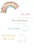 Vorschau - Arbeitsblätter - Portfolio Ordner Kindergarten Ideen - Seite 3