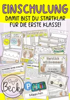Vorschau - Arbeitsblätter - Einschulung (erste Schultage, Material und Tipps) - Deckblatt