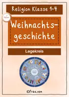 Vorschau - Bildkarten - Weihnachten - Legekreis - Weihnachtsgeschichte - Deckblatt