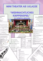 Vorschau - Stundenentwürfe - Klassisches Krippenspiel (ab 1.Kl) für 25 Sprechrollen - Deckblatt