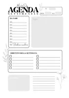anteprima - Altro tipo di materiale - Planner settimanale - agenda e programmazione - Pagina 2