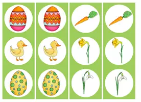 Vorschau - Spiele - Ausdauerlauf "Finde den Zwilling": Ostern - Seite 2
