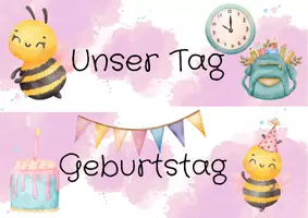 Vorschau - Präsentationen/Tafelbilder - Tagestransparenz Biene - Deckblatt